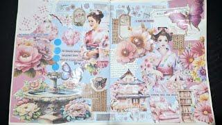 Chinese themeScrap book part 56Journal with me#journal