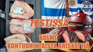 3 savustettua briskettiä - Mikä on paras?