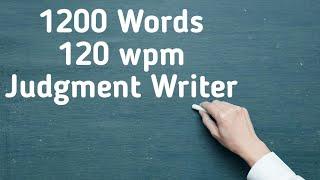 1 | 1200 words | 120 wpm | Judgement Writer #legaldictation120wpm  #Punjab & Haryana High Court