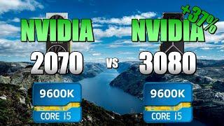 2070 vs 3080 - 9600K  CSGO  Fortnite  PUBG  GTAV  Overwatch.