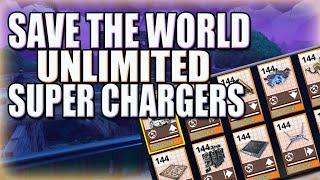 Unlimited Super Charger Duplication Glitch - God Mode Glitch - Fortnite Save the World BROKEN