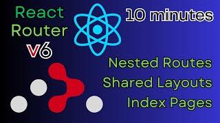 React Router - Nested Routes, Shared Layout, Index Pages in 10 minutes