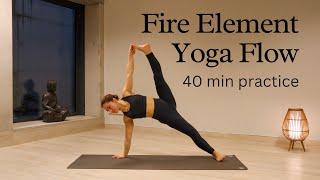 Fire Element Yoga Flow | Strong & Dynamic Intermediate Yoga Flow