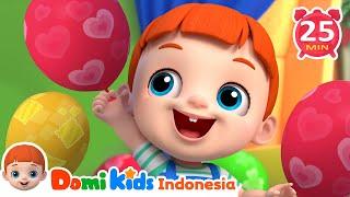 Balon Warna-warni | Domi Kids Kumpulan Lagu Pesta Anak-anak | Cerita & Lagu Anak-anak