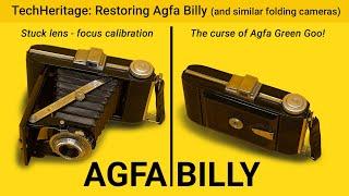 Folding camera restoration - Agfa Billy