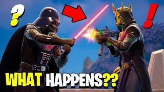 What Happens if Boss Darth Vader Meets Boss Hades Fortnite!