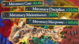 Breaking EU4 With Merc ONLY Switzerland