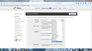 How To Create Dynamic DNS Domain On www dyn com
