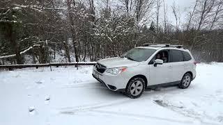 Bridgestone WEATHERPEAK TIRE REVIEW Prius Prime Vs 2015 Subaru Forester wildpeaks in Snow!