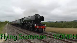 60103 Flying Scotsman doing 100mph!