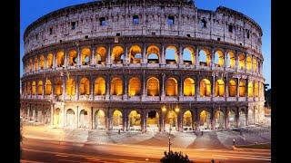 FLYING OVER ITALY 4K: The Colosseum by Drone at night (DJI Mini Pro 3)