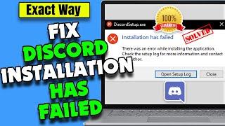 Fix Discord Installation has Failed || can't install discord