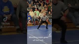 Wrestling mamas. Wrestling mom goes crazy. Somebody get her on WWE #wwe #momwreslters#fyp