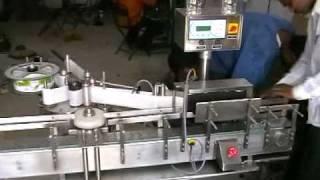 bottle labelling machine, wrap around sticker labelling, Bottiglia Etichettatrice