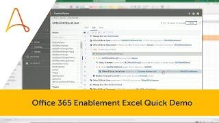 Office 365 Enablement Excel Demo from Automation Anywhere