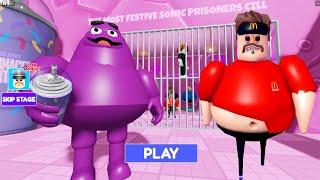 GRIMACE BARRY'S PRISON RUN! (Obby) (Update) Gameplay #roblox #obby