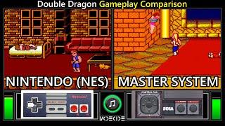 Double Dragon (NES vs Master System) Gameplay Comparison