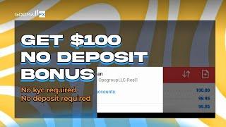 $100 Welcome bonus|no /No kyc/verification needed!No deposit bonus