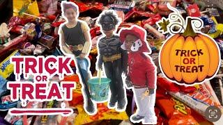 KIDS HALLOWEEN | TRICK OR TREAT | CANDY HAUL   | @candiesapp1078