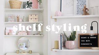 How to style a shelf | 10 Easy tips for bookshelf styling (ad)