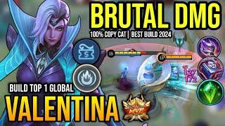 VALENTINA BEST BUILD 2024 | BUILD TOP GLOBAL VALENTINA GAMEPLAY | MOBILE LEGENDS