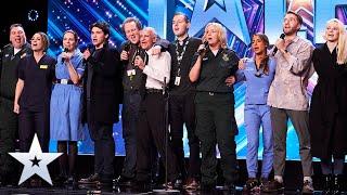 Key workers bring the audience to TEARS with emotional song | BGTeaser | BGT 2022