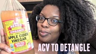 Detangle with Apple Cider Vinegar