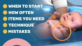 Complete Guide to Bathing a Newborn Baby (Step-By-Step)