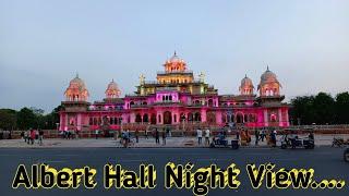 Albert hall night view | Albert Hall Colorful lights | Albert Museum Jaipur (@nikhilbiban)