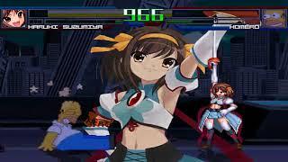 NICK54222 MUGEN: Haruhi Suzumiya (me) VS Homero