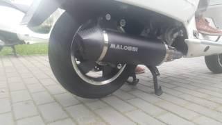 VESPA GTS 125 SUPER - TŁUMIK MALOSSI BEZ DB KILLER'a - SCOOTERIA WARSZAWA TUNING