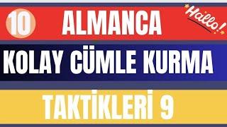 ALMANCA KOLAY CÜMLE KURMA TAKTİKLERİ 10 #almancaöğreniyorum #almanca#almancakonusma