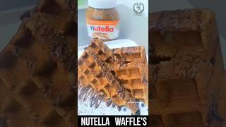 Nutella Waffles |Chocolate Nutella Waffles Chocolate Waffle by Chef Anbu |#shorts #waffle #nutella