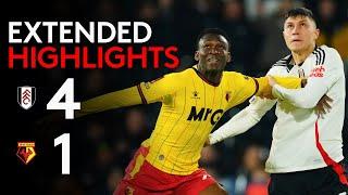 HIGHLIGHTS | Fulham 4-1 Watford | Progress In The Cup 