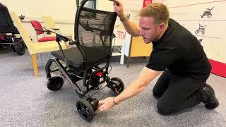 Carbon fibre lightweight folding Powerchair (LITH-TECH CARBON FS)