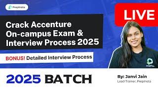 How to Crack Accenture On-campus Exam & Interview Process | Accenture Preparation 2025