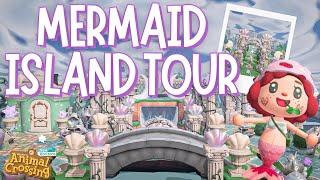 MERMAID THEMED ISLAND TOUR 2024 | lost city elegantcore | ACNH | animal crossing new horizons