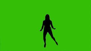 Hot girl dancing GREEN SCREEN /GREEN BACKGROUND 4k FOOTAGE