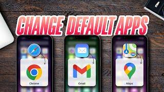 How to Change Default Apps on iPhone in iOS 16 | Set Default Browser, Mail