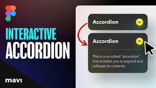 How To Create a Responsive & Interactive ACCORDION Component in Figma (Tutorial)