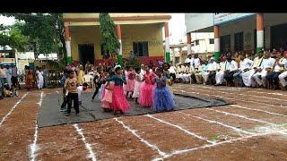 1st standard students dance