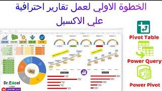 عمل التقارير الاحترافية على الاكسيل - تقارير الموارد البشرية