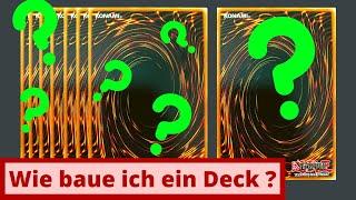 Wie baue ich ein Deck? YuGiOh! für Anfänger