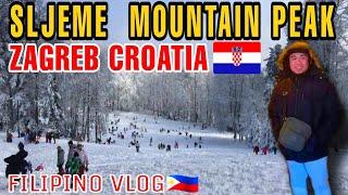 SLJEME MOUNTAIN PEAK ZAGREB CROATIA | FILIPINO VLOG