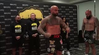 Agi Faulkner vs Rob Cunningham BKFC 55 Leeds weigh ins