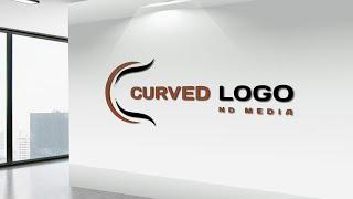 Curved Logo Mockup Design Tutorial on Android