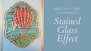 Stained Glass Card Tutorial