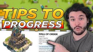 Top 5 Tips to Progress FAST! | Call of Dragons