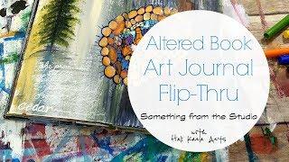 Altered Book Art Journal Flip Thru | Something from the Studio 7