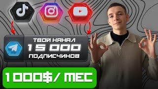 Как ЗАРАБОТАТЬ НА ПЕРЕЛИВЕ ТРАФИКА с TikTok/Reels/Shorts в Telegram/ Арбитраж Трафика 2024